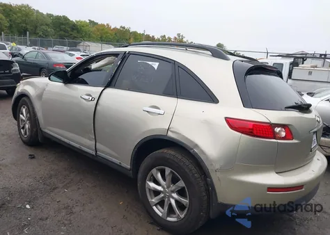 2007 Infiniti Fx35 from USA, damaged, VIN JNRAS08W87X203226